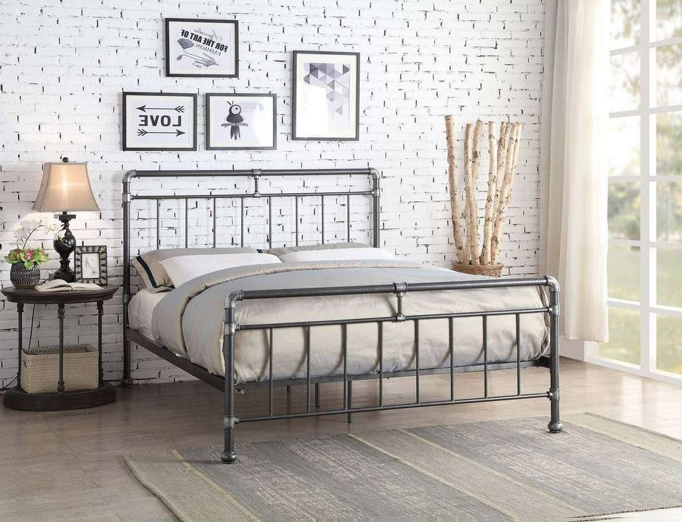 Vintage bronze online bed frame