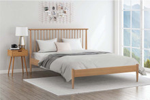 Grosvenor light oak bed frame