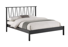 Layla Nearly Black Bed Frame