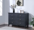 Nearly Black 6 drawer chest