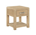 Aquia Designs - Tessa Washed Oak Lamp Table with Drawer