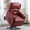 Sandylane lift and rise chair in burgundy leather