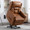 Sandylane lift and rise chair in camel leather -up