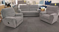 X-Display Milford Suite - 3 Seater Sofa + 1 Recliner & 1 Fixed Chair