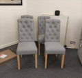 X-Display: Set of 4 Button Backed Chairs