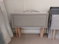 CLEARANCE: NEW HEADBOARD - Kingsize 5'0" - Beige Framed