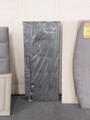 CLEARANCE: NEW HEADBOARDS - Double 4'6" - Charcoal Chenille Cubed