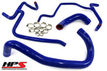 HPS Reinforced Silicone Radiator Hose Kit For Dodge Challenger SRT8 6.1L (2010) - Blue