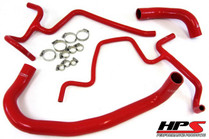 HPS Reinforced Silicone Radiator Hose Kit For Dodge Challenger SRT8 6.1L (2010) - Red