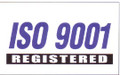 ISO 9001 Registered (White)