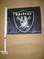 Raiders Black Car Flag