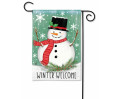 Winter Welcome Garden Flag