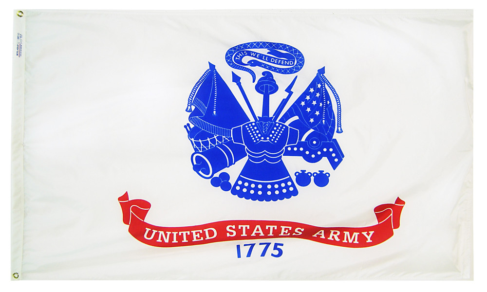 United States Army And American Flag