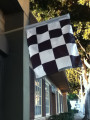 End of Race Mounted Flag