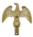 Eagle 7" Brass Plated Perched