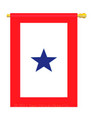 Blue Service Star Banner