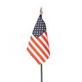 U.S. 4" X 6" U.S. Rayon Hand-Held flag