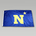 3' x 5' Nyl-Glo Navy "N" Flag