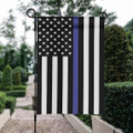 12" x 18" Thin Blue Line US Garden Flag With a Sleeve