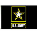 3' x 5' Nyl-Glo US Army Logo Flag