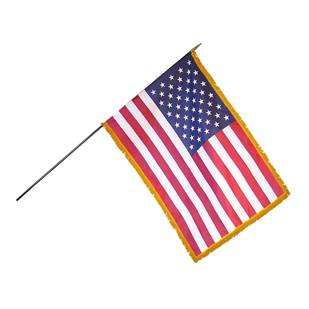U.S. 4 X 6 with Gold Fringe - The Flag Shop