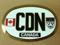 Canada Foil Decal Oval