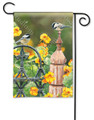 Chickadee Fence Post Garden Flag
