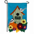 Autumn Birdhouse Garden Flag