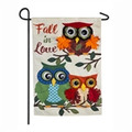 Autumn Owls Garden Flag 