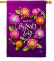 Mother Day Wreath House Flag