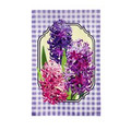 Spring Hyacinths House Flag