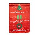Love, Joy, Peace House Flag