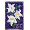 Easter Lily House Flag