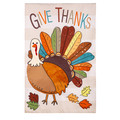 Tom Turkey Thanksgiving House Flag