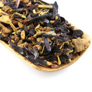 This tea is a wonderful mixture of cinnamon, hibiscus, currents and licorice.