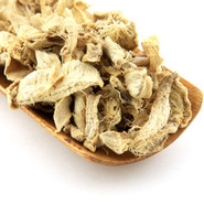 100% pure dried pieces of ginger root.