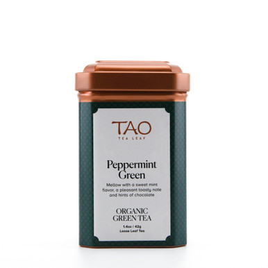 Our Peppermint green tea is a mix of organic Japanese Houjicha tea, peppermint leaves, mint cardamom and ginger. 
