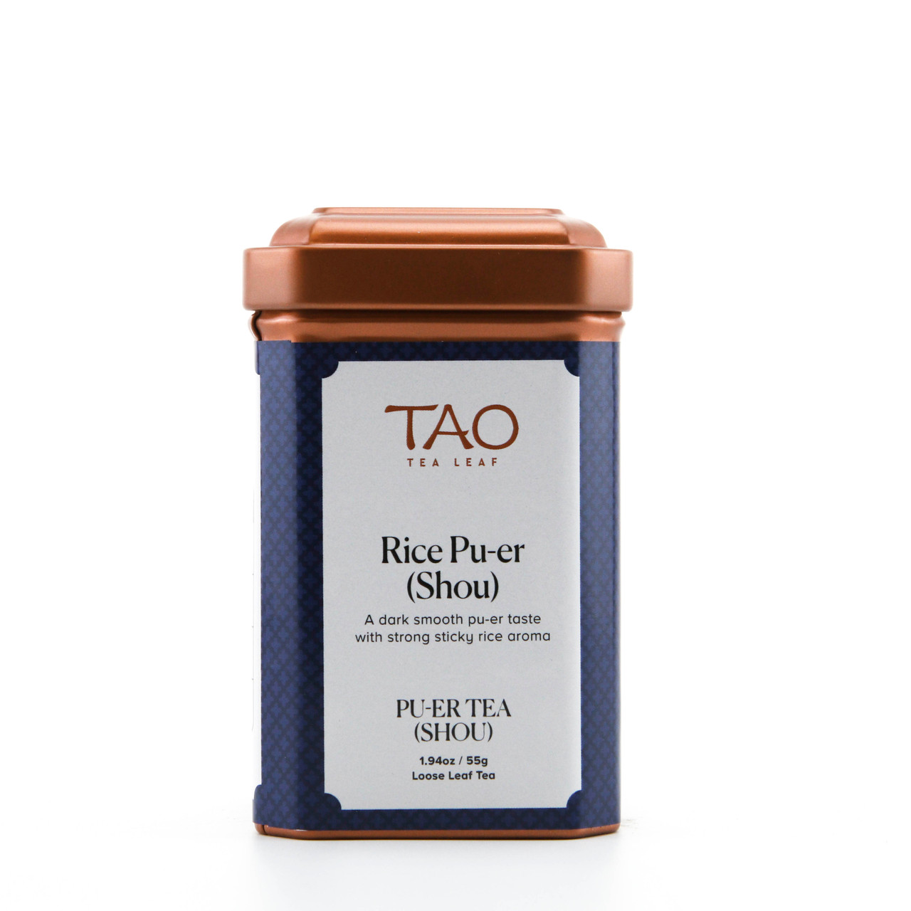 Chinese Rice Tea Toronto Rice Pu-Er (Shou), 55g Loose Tea Tin - Tao Tea Leaf - Toronto Tea Shop ...