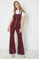 Eastcoast Flare Overall - Bordeaux Cord