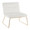 Casper Contemporary Accent Chair in Gold Metal and Cream Velvet by LumiSource
