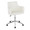 Andrew Contemporary Office Chair in White Faux Leather by LumiSource