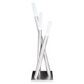 Icicle Contemporary Table Lamp in Brushed Nickel by LumiSource