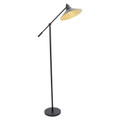 Paddy Industrial Floor Lamp in Black and Gold by LumiSource