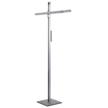 Spire Contemporary LED Adjustable Floor Lamp in Charcoal by LumiSource