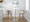 Cassis counter stool in Light Grey Wood, Cream PU, Chrome Metal, featuring swivel and wood frame