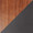 Cecina counter stool in Walnut Wood, Brown PU, Chrome, upholstery or finish swatch