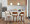 Cecina counter stool in Walnut Wood, Cream PU, Chrome, featuring swivel and wood frame