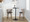 Cosini 24" Mid-Century Modern Fixed-Height Counter Stool with Swivel in Light Grey Wood and Black Faux Leather with Round Black Metal Footrest- Set of 2 — lifestyle photo 3