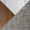 Fabrizzi counter stool in Walnut Wood, Chrome Metal, Grey Noise Fabric, upholstery or finish swatch