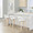 Grotto counter stool in Natural Wood, White Velvet, Chrome Metal, featuring swivel and wood frame
